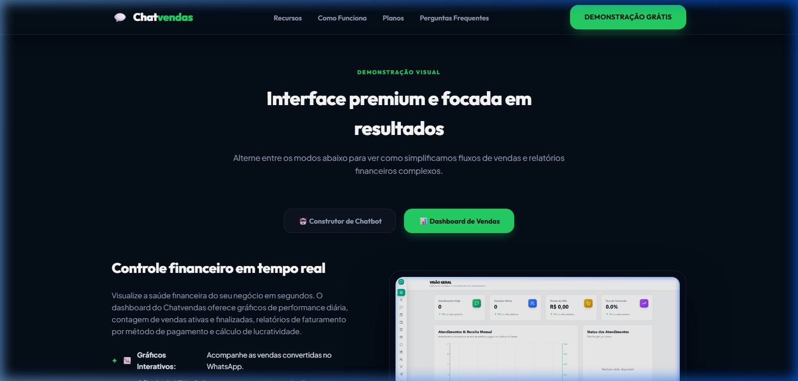 Showroom do Disparador Chatvendas